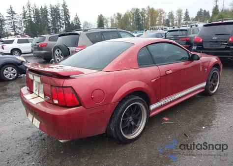 2003 Ford Mustang из США, поврежденный, VIN 1FAFP404X3F394288